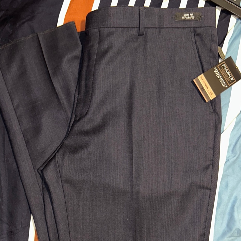 JoS A. Bank Traveler Men's Navy Suit Pants